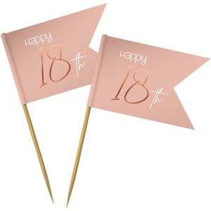 Prikkers Elegant Lush Blush 18 Jaar - 36 stuks Prikkers Elegant Lush Blush 18 Jaar - 36 stuks